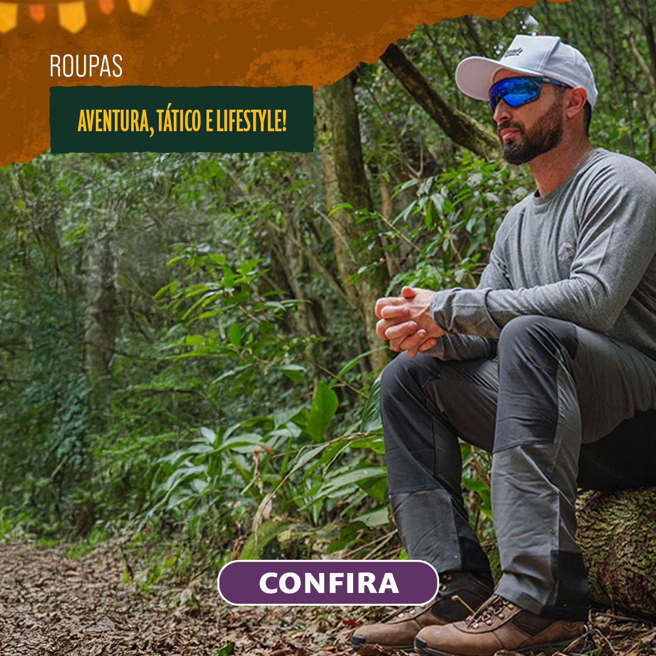 Roupas - Aventura, Tático e Lifestyle!