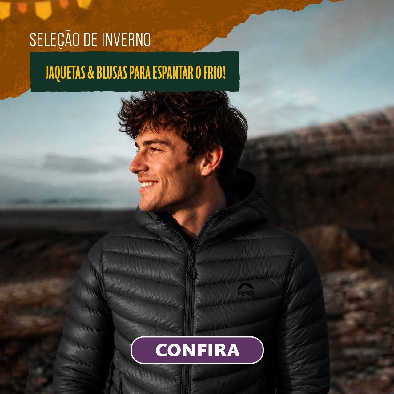Seleção de Inverno - Jaquetas & Blusas para espantar o Frio!