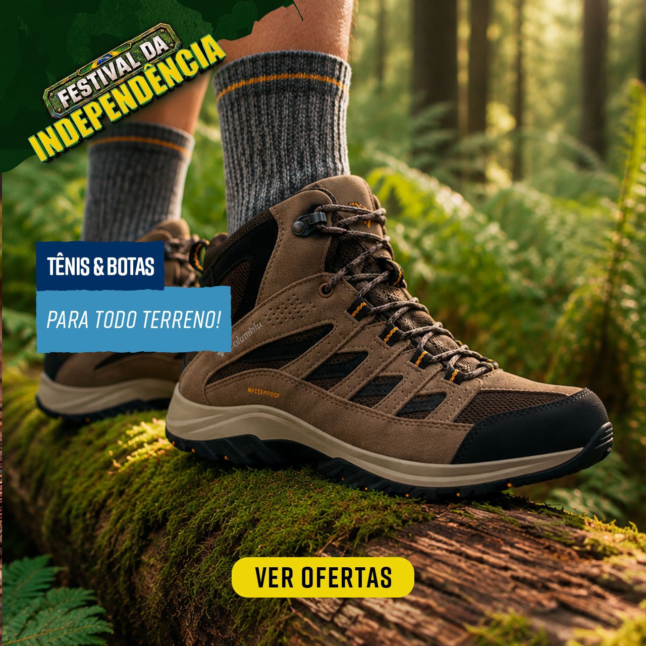 Tênis & Botas de Aventura para todo o terreno!
