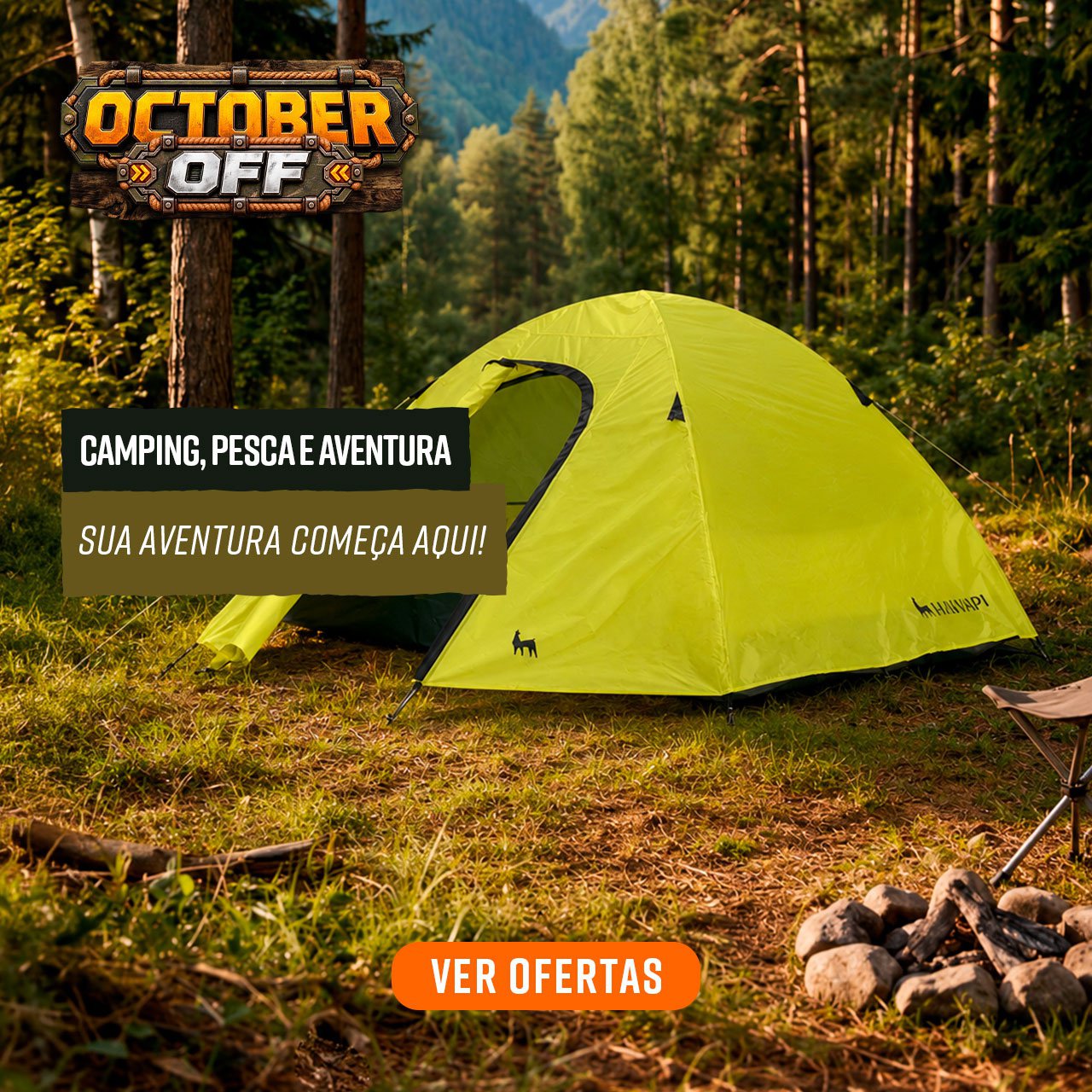 CAMPING, PESCA E AVENTURA - Sua aventura começa aqui!