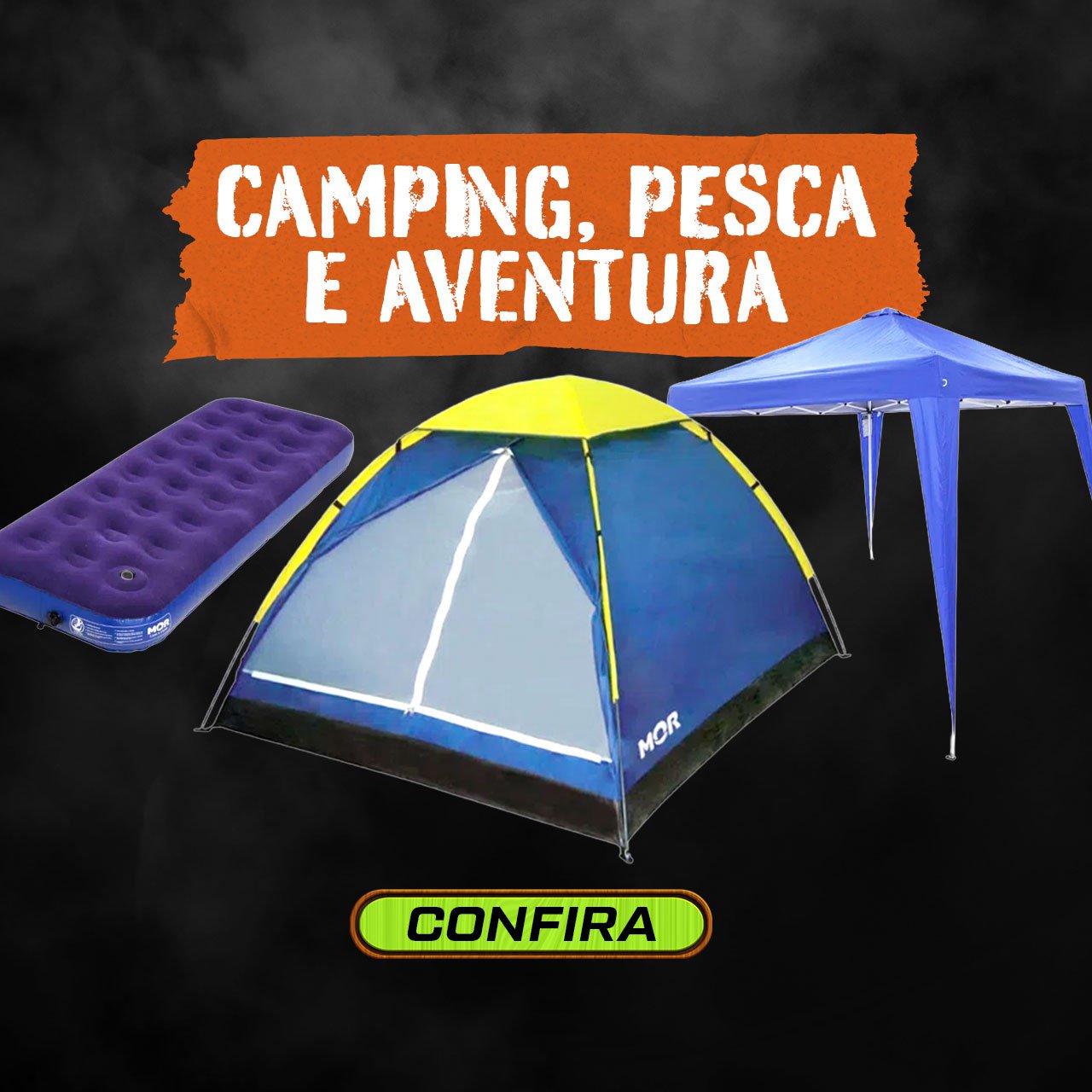 CAMPING, PESCA E AVENTURA - Bora aproveitar!
