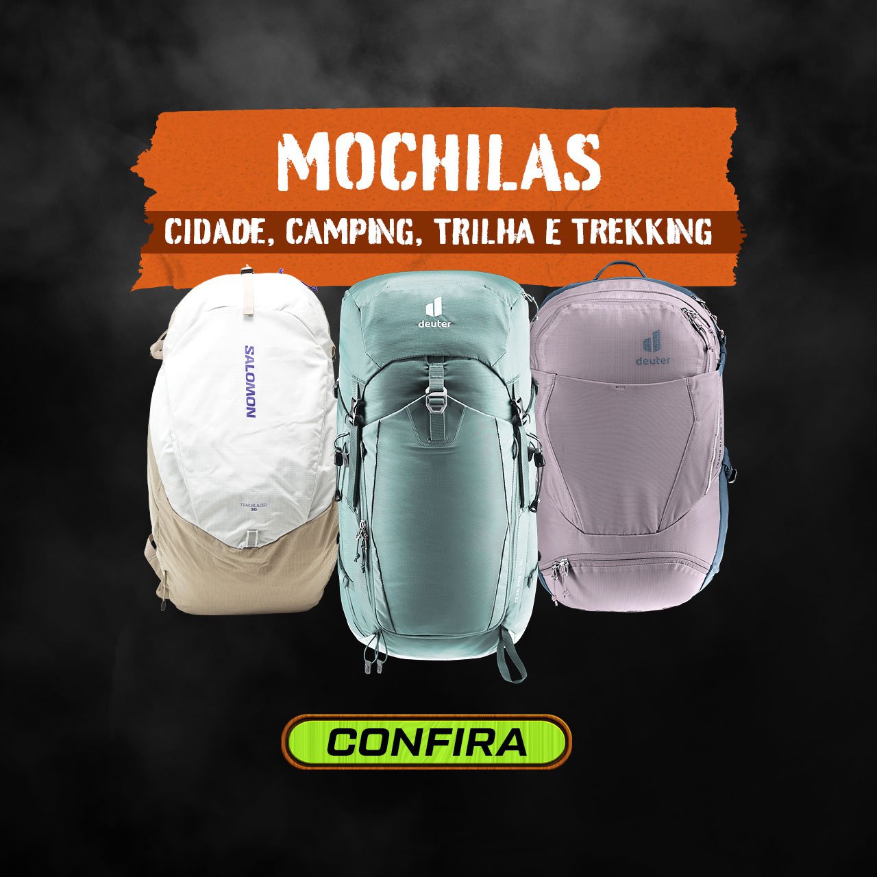 Mochilas - Cidade, Camping, Trilha e Trekking