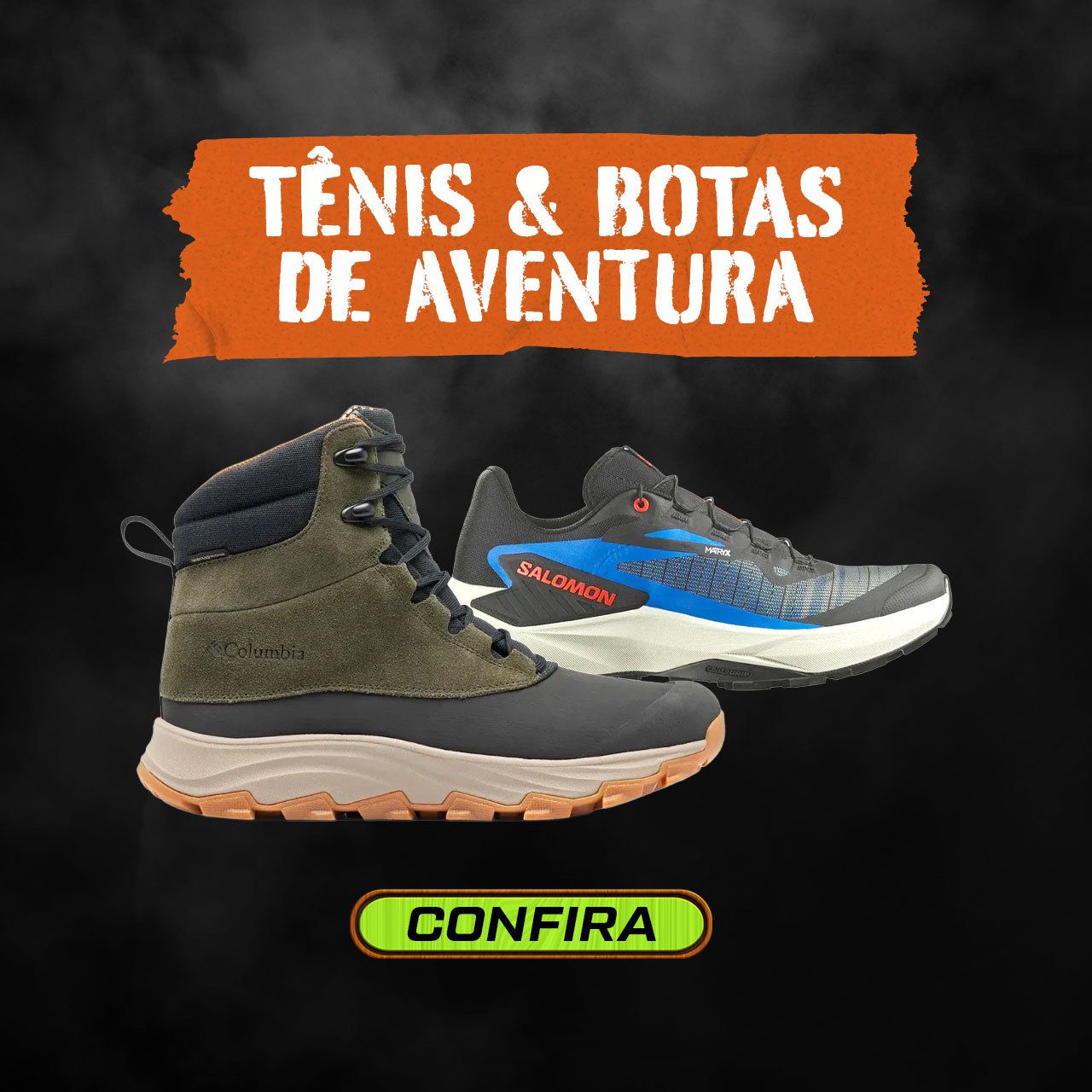 Tênis & Botas de aventura