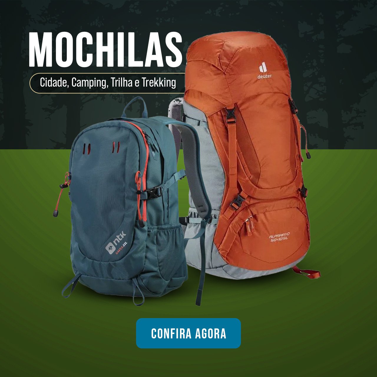 Mochilas - Cidade, Camping, Trilha e Trekking