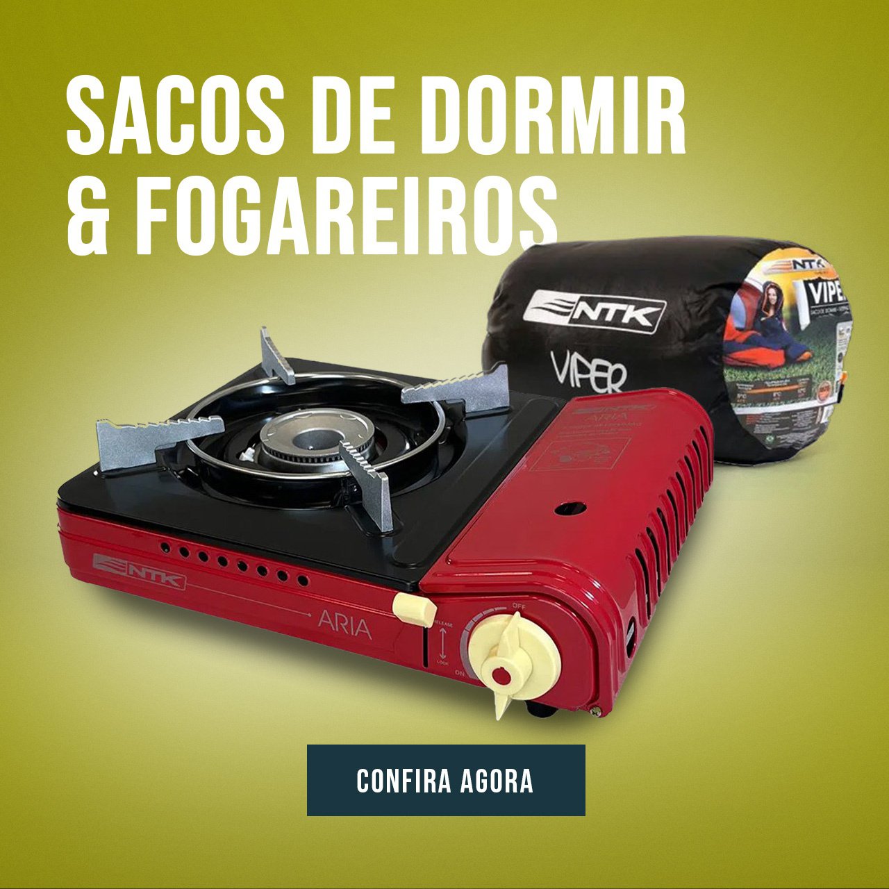 Sacos de Dormir & Fogareiros