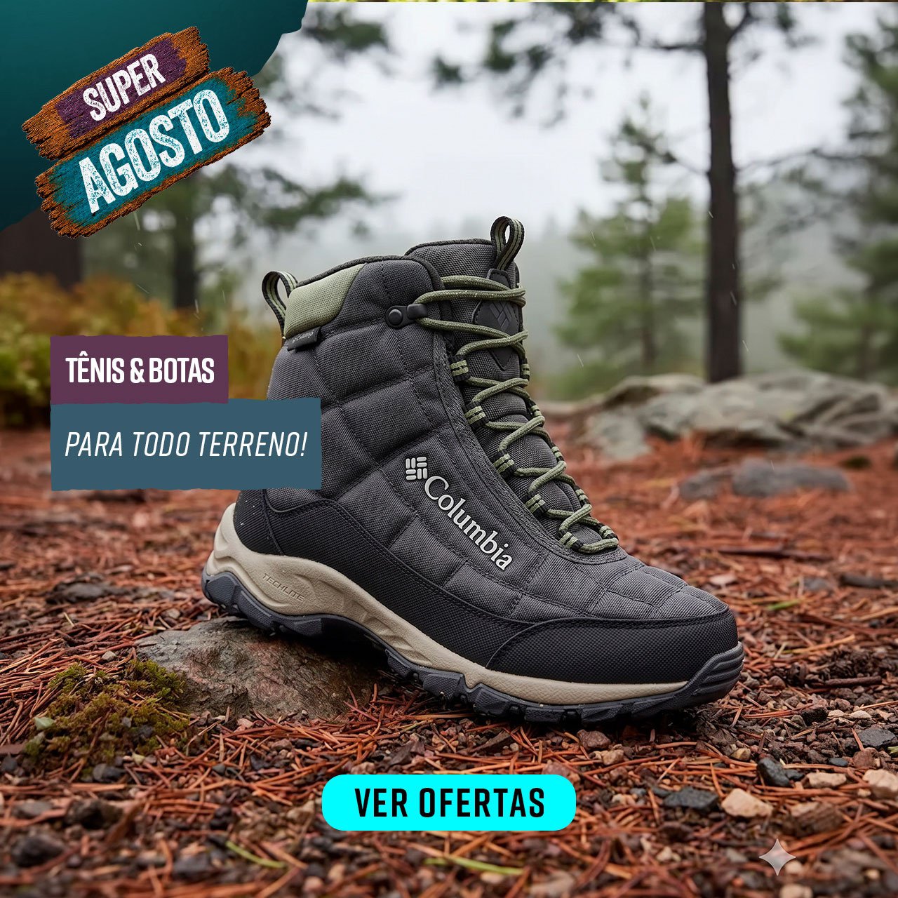 Tênis & Botas de Aventura para todo o terreno!