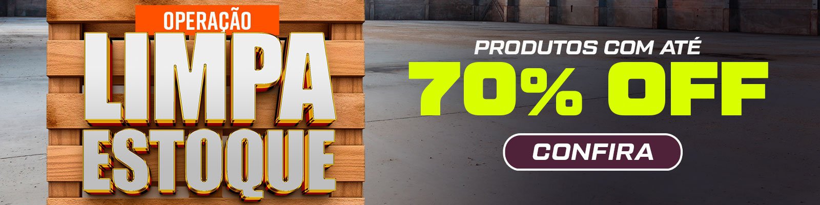 Seleção Limpa estoque - Produtos com até 70% OFF