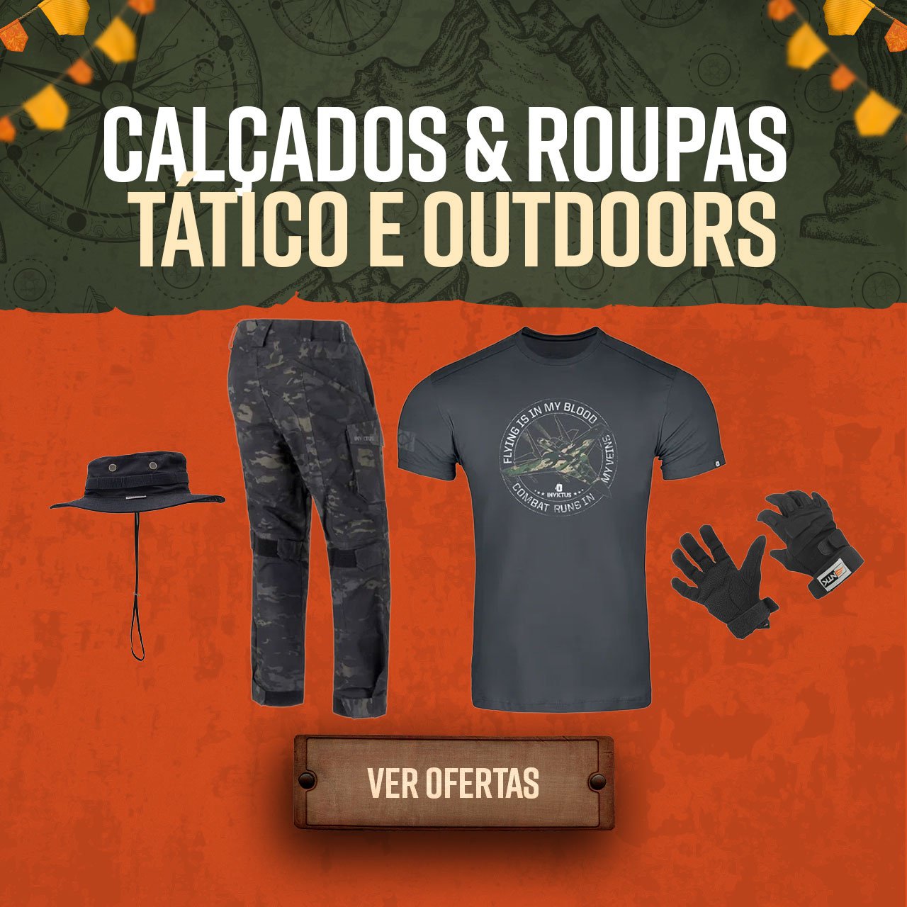 Calçados & Roupas - Tático e Outdoors