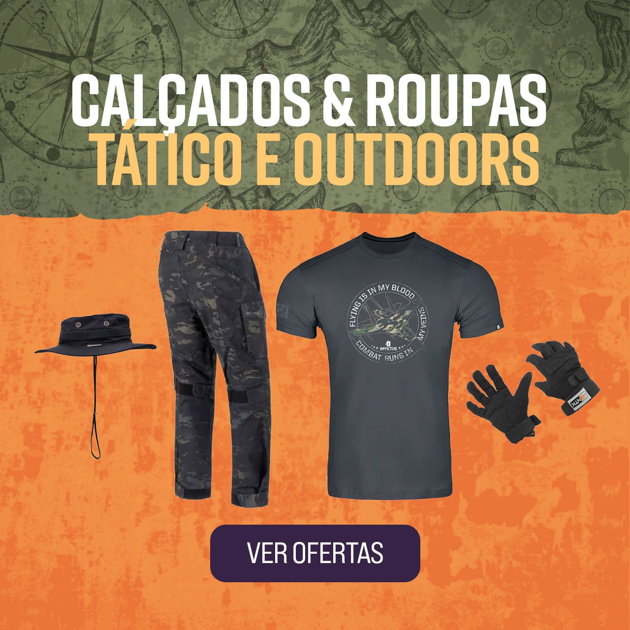 Calçados & Roupas - Tático e Outdoors