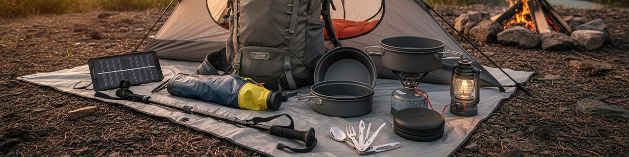 Equipamentos multiuso: como otimizar espaço e peso durante as viagens