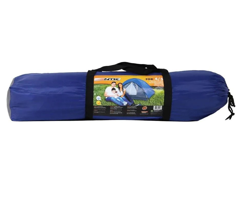 Barraca Para Camping Fox 5/6 Ntk Até 6 Pessoas Com 1800 Mm De Coluna D’água Fácil De Armar