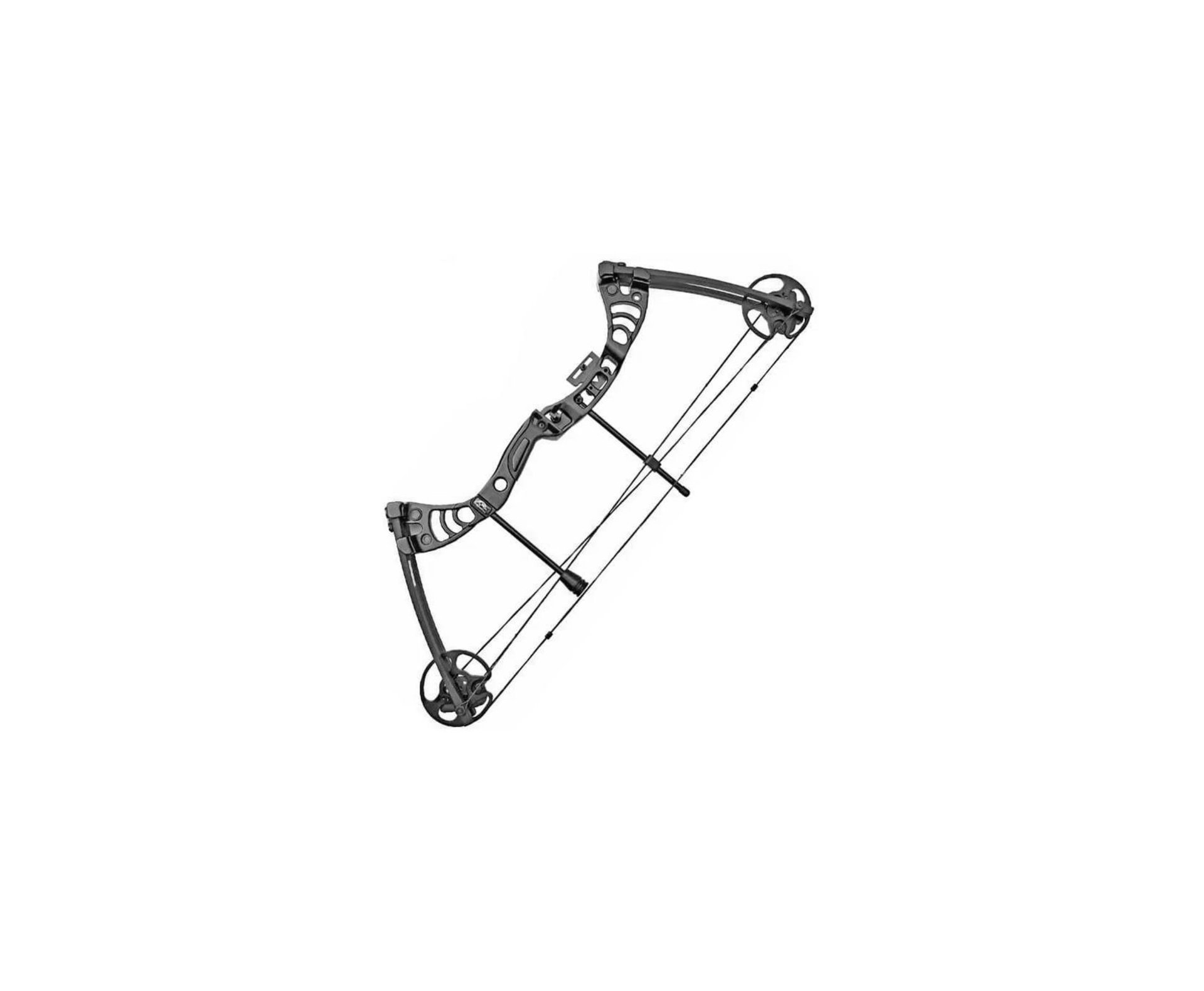 Arco Composto Profissional Compacto - 50 Libras - Black - Man Kung