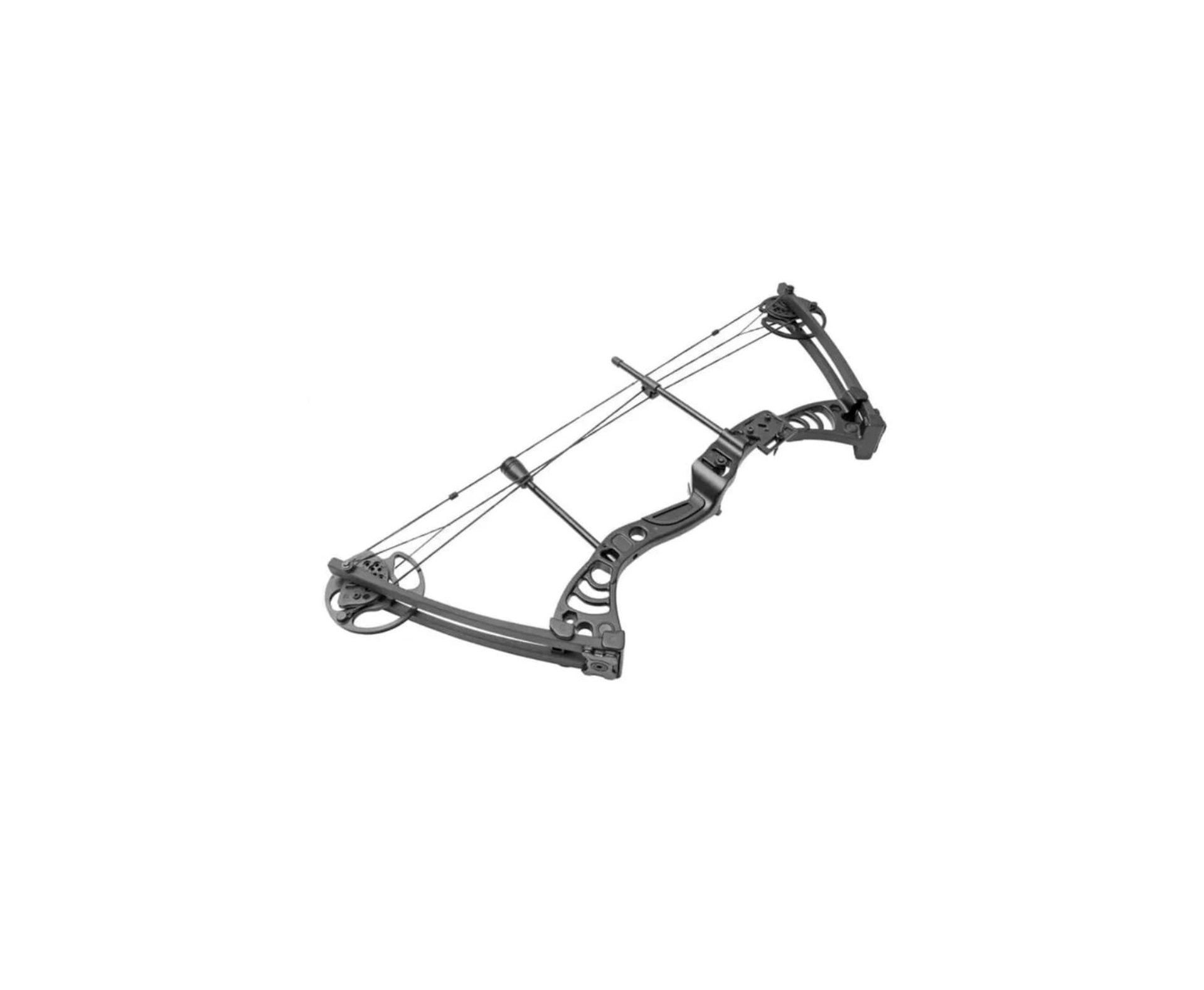 Arco Composto Profissional Compacto - 50 Libras - Black - Man Kung