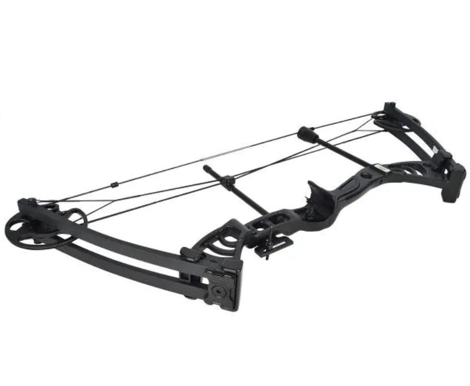 Arco Composto Profissional Compacto - 50 Libras - Black - Man Kung