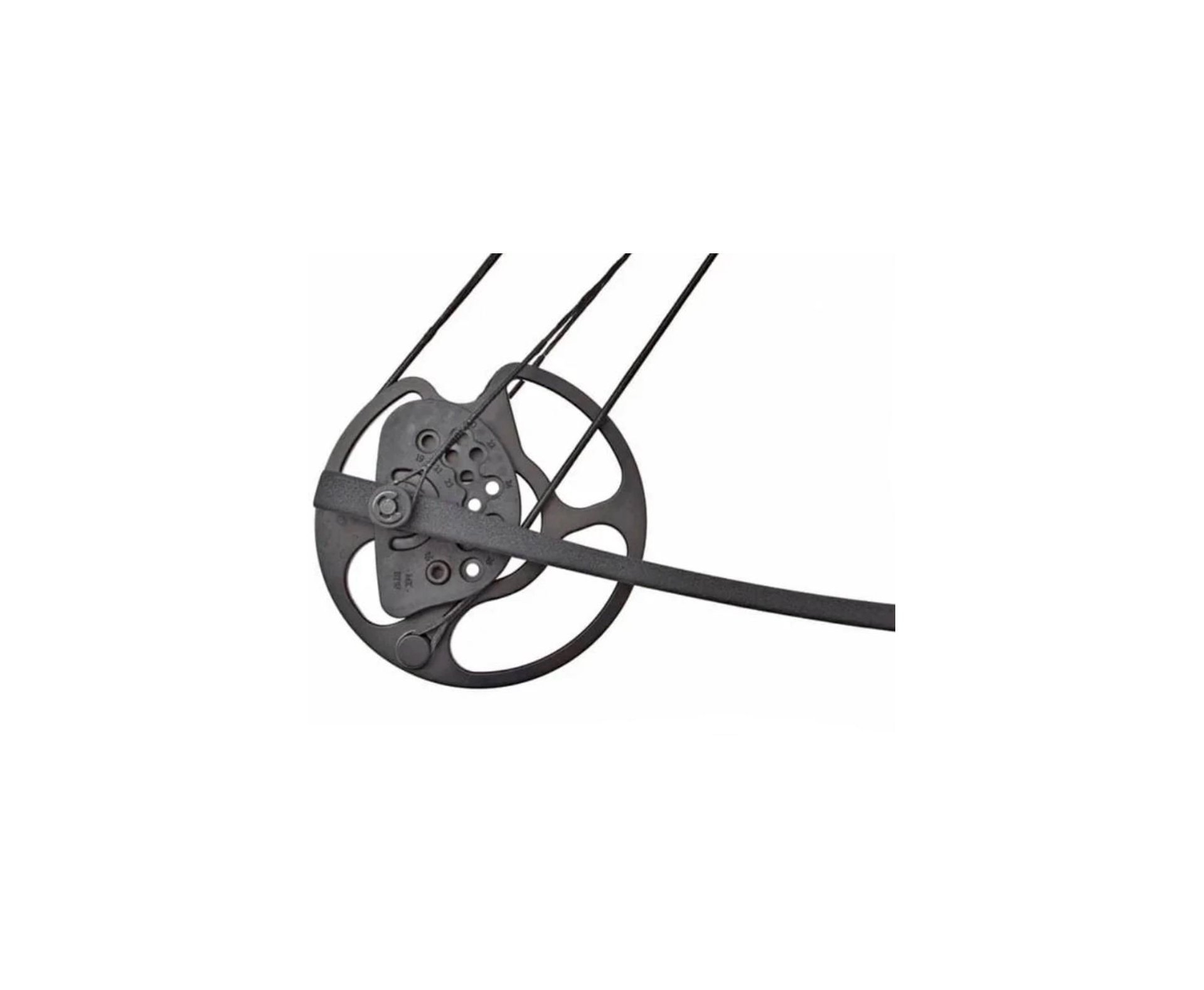 Arco Composto Profissional Compacto - 50 Libras - Black - Man Kung