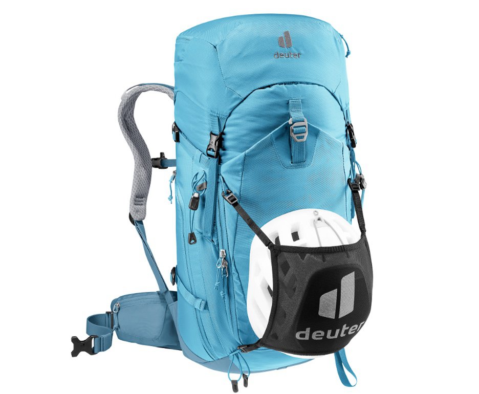 Mochila Act Trail Pro 34 Lts Azul/verde - Deuter