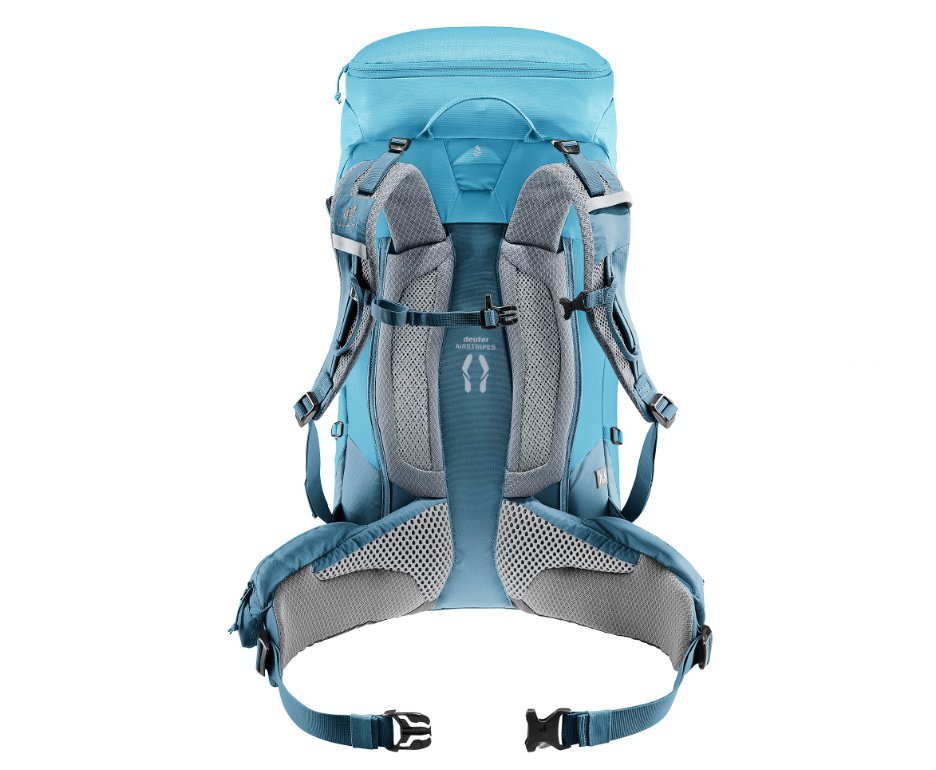 Mochila Act Trail Pro 34 Lts Azul/verde - Deuter