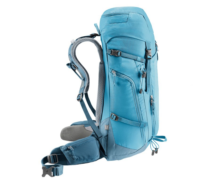 Mochila Act Trail Pro 34 Lts Azul/verde - Deuter