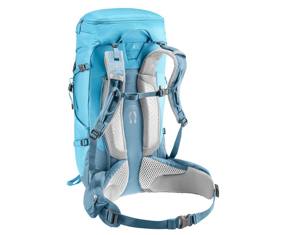 Mochila Act Trail Pro 34 Lts Azul/verde - Deuter