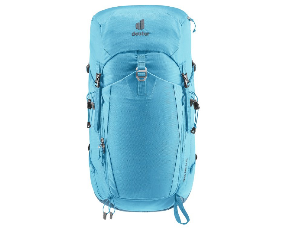 Mochila Act Trail Pro 34 Lts Azul/verde - Deuter
