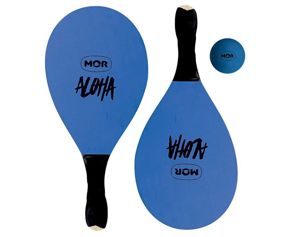 Frescobol Polietileno Aloha Azul - Mor