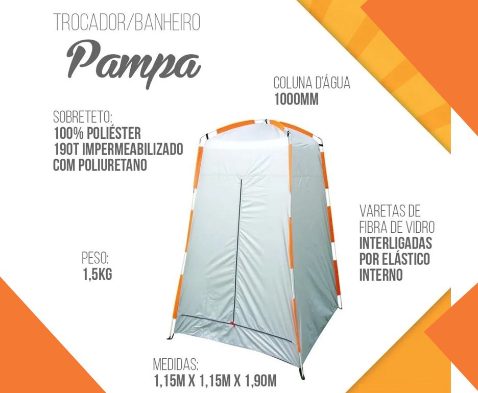 Tenda/barraca Trocador Para Camping - Nautika