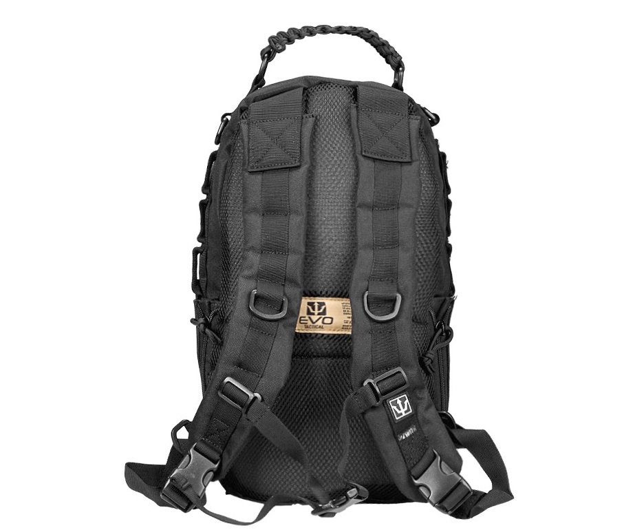 Mochila Evo Tactical - Edc Lite Pack 15 Litros - Preto