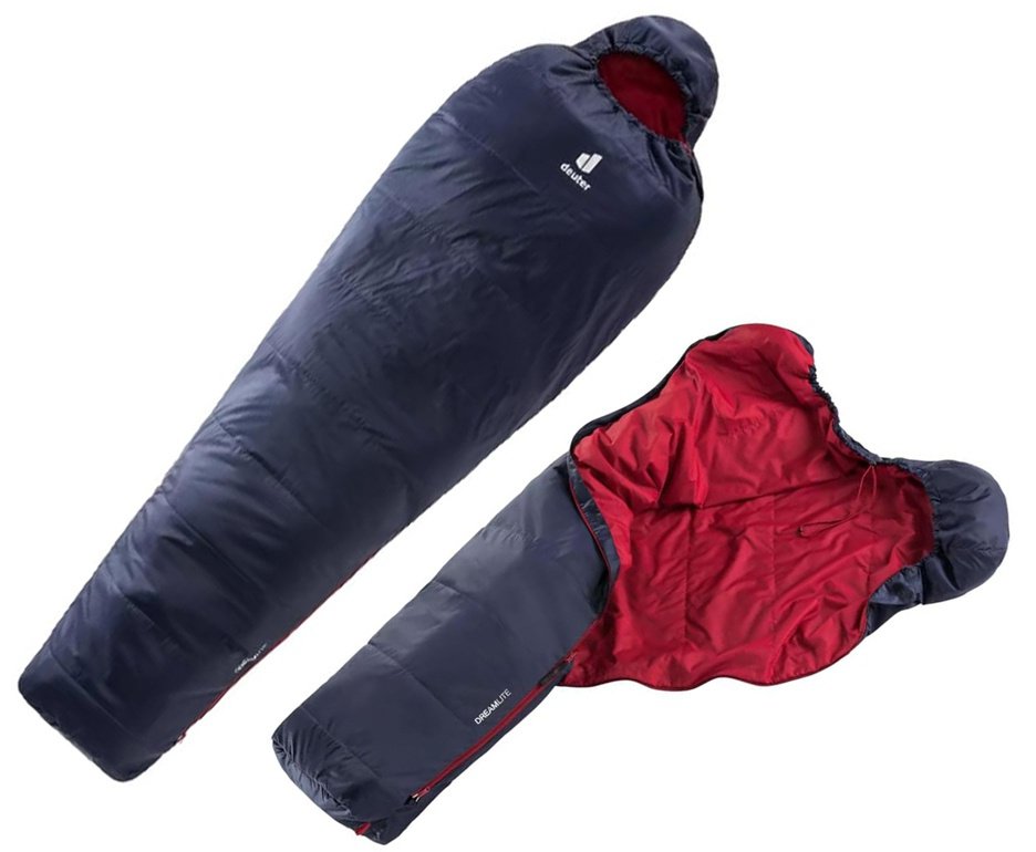 Saco De Dormir Dream Lite 3°c à 16°c Azul sarcófago Regular - Deuter