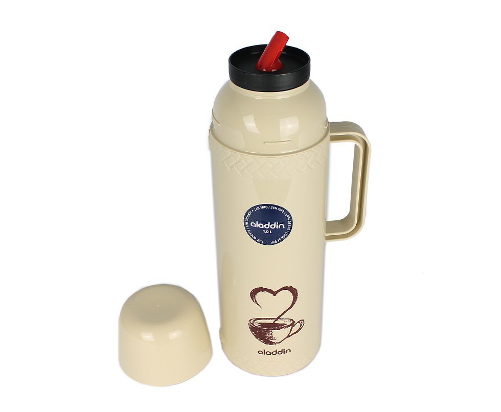 Garrafa Termica Alladin Chimas Coffee 1Lt Bege
