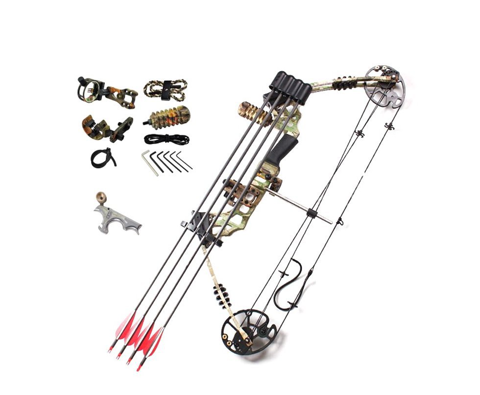 Conjunto de Arco Composto e Flecha M120 - Junxing Archery