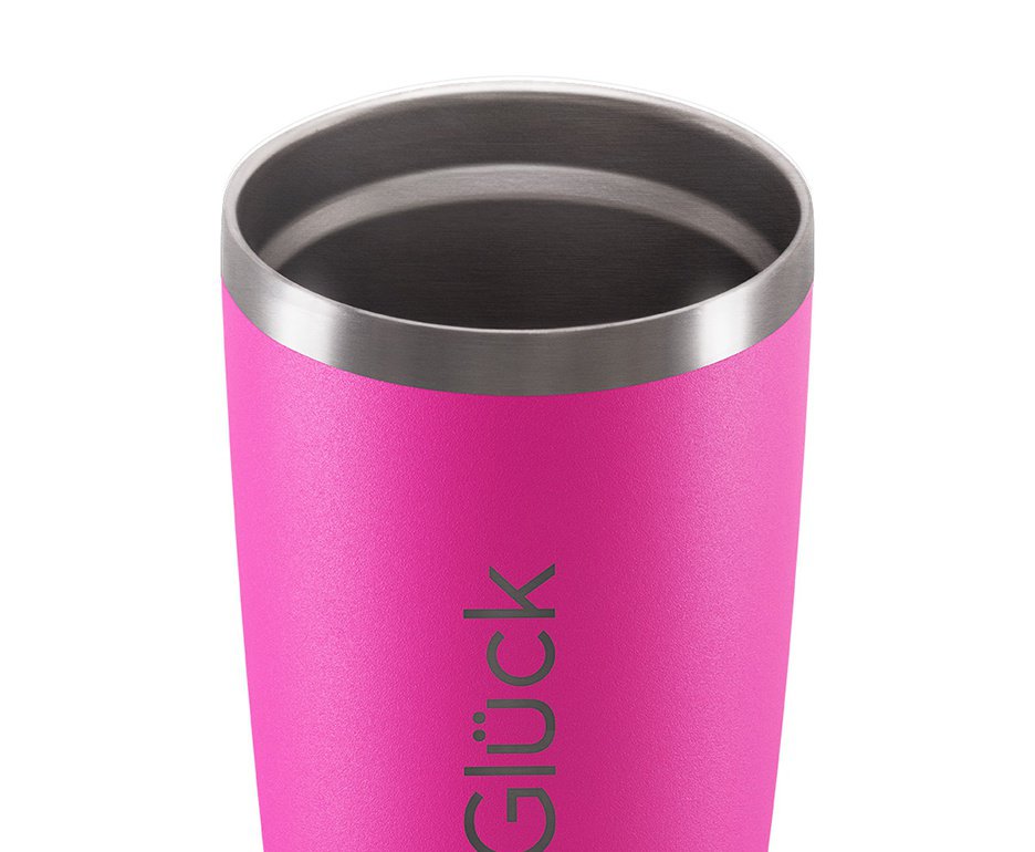 Copo Térmico Para Cerveja Lucky 591ml Inox Gum Pink - Gluck