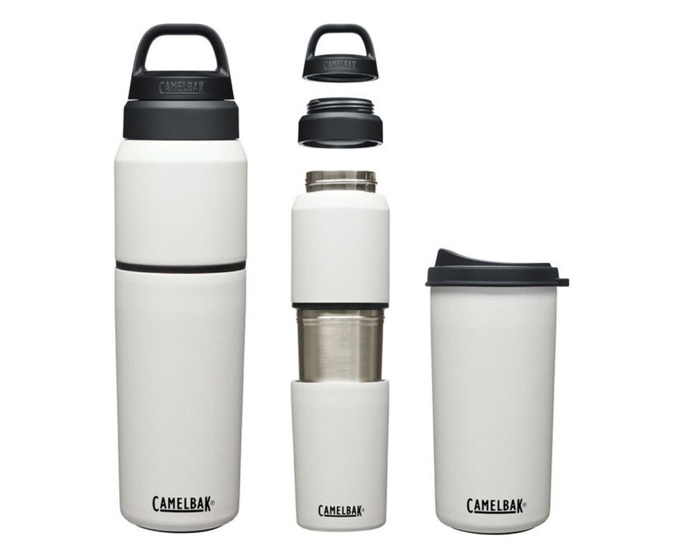 Garrafa térmica Camelbak Multibev 2 em 1 - 650ml Branca