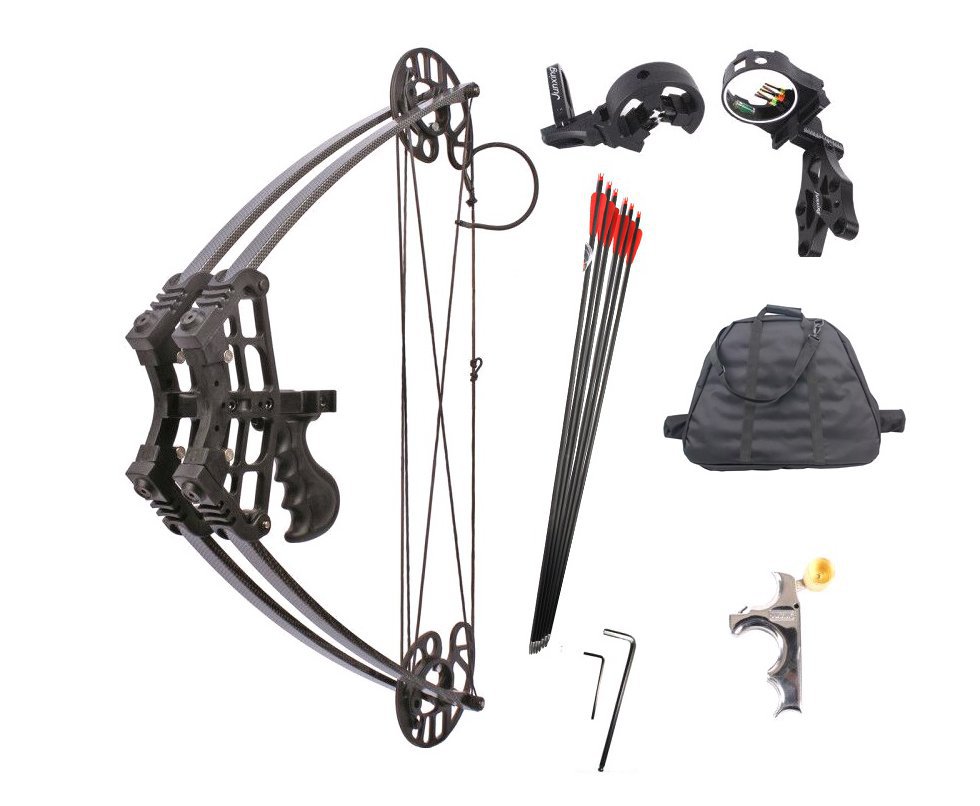 Conjunto de Arco Composto Triângulo e Flecha M109 - Junxing Archery