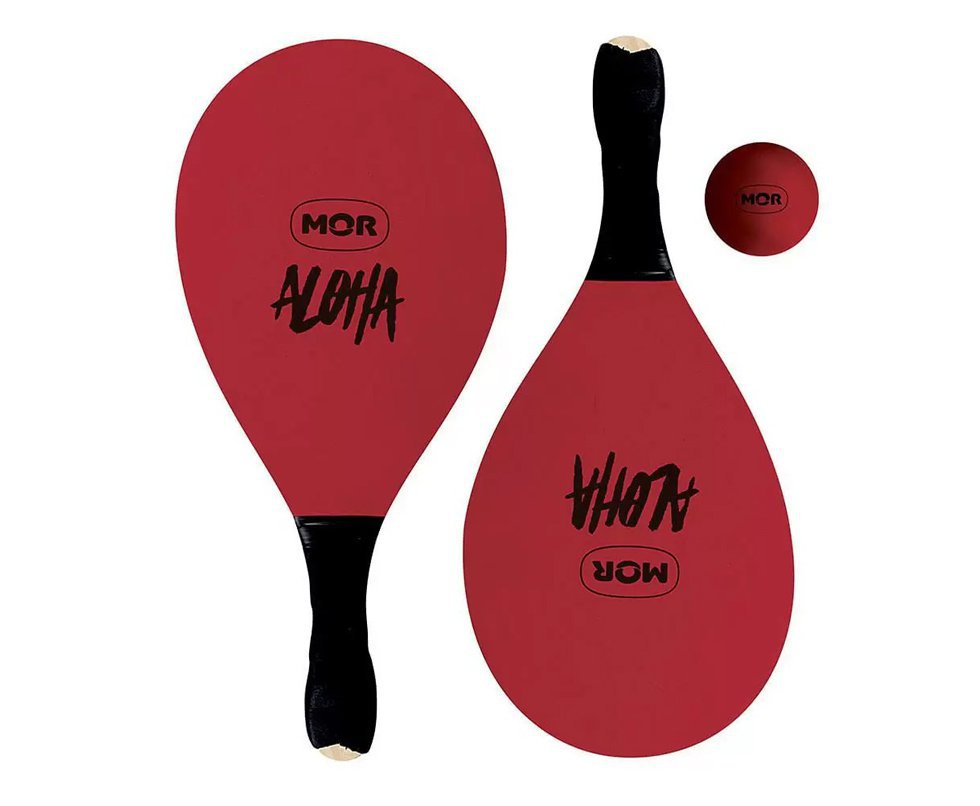 Conjunto Frescobol Polietileno Aloha Vermelho - Mor