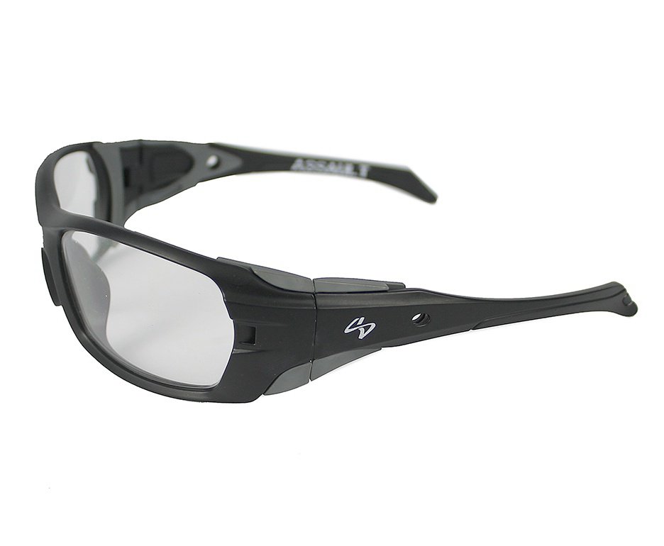 Óculos Balístico com Armação Preto Fosco - Lente Transparente 20542 - C100 - Insano Shades