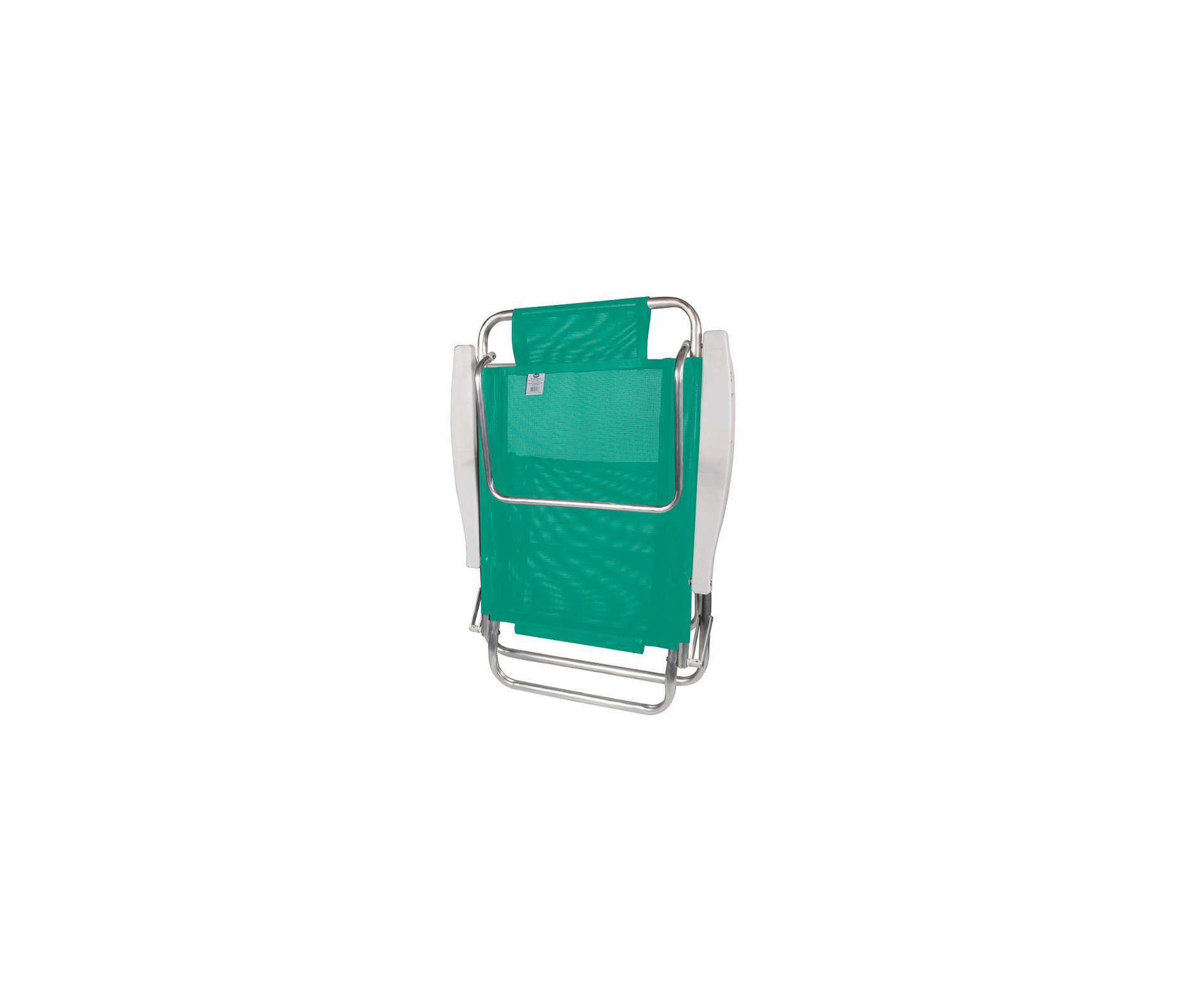 Cadeira Reclinavel De Praia Aluminio Mor Fashion - Verde
