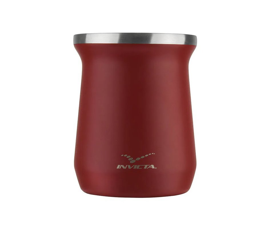 Cuia Invicta Térmica 250ml Vermelho