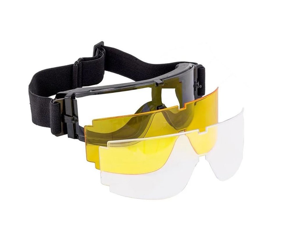 Oculos de Proteção Airsoft 03 Lentes - Rossi