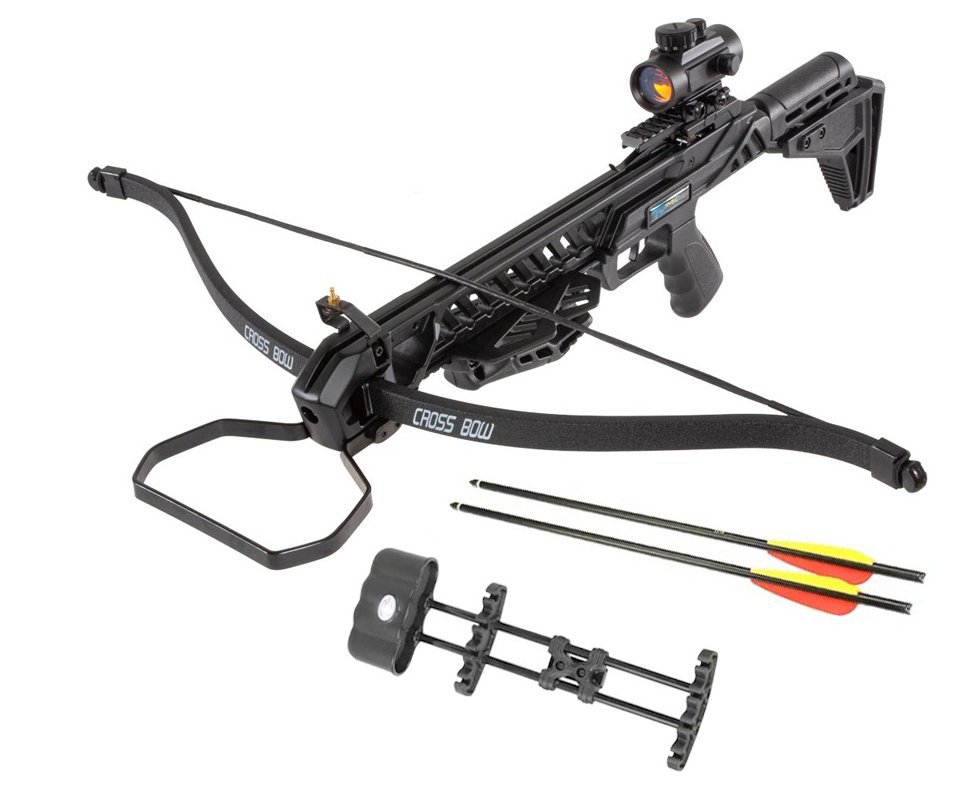 Kit Besta Balestra Premium Recurva Mk-XB27BK 175 Lbs + Red Dot - Mankung