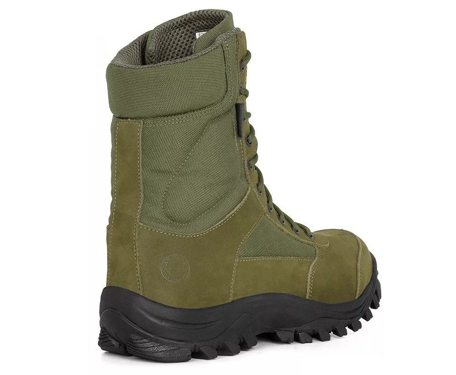 Bota Tática Airstep Lightness Confort 8627-99 Cordura/Couro Hidrofugado Jungle Gren