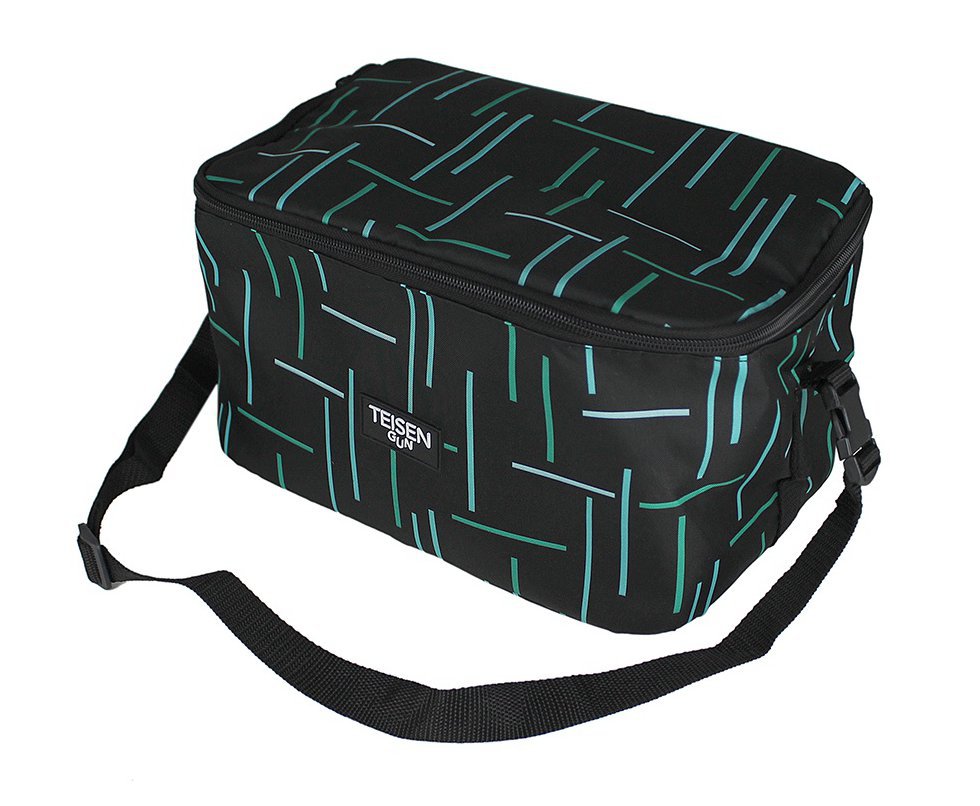 Bolsa Térmica Teisen Gun Verde / Preto 10L - G 21x29cm