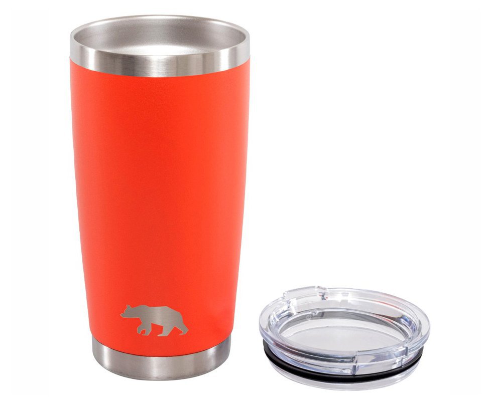 Copo Térmico QGK Tumbler Cerveja 12h Gelada 8h Quente 591ml Com Tampa - Vermelho