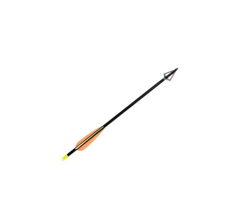 Seta Flecha fibra De Carbono para balestra Com Ponta de Caça 14"