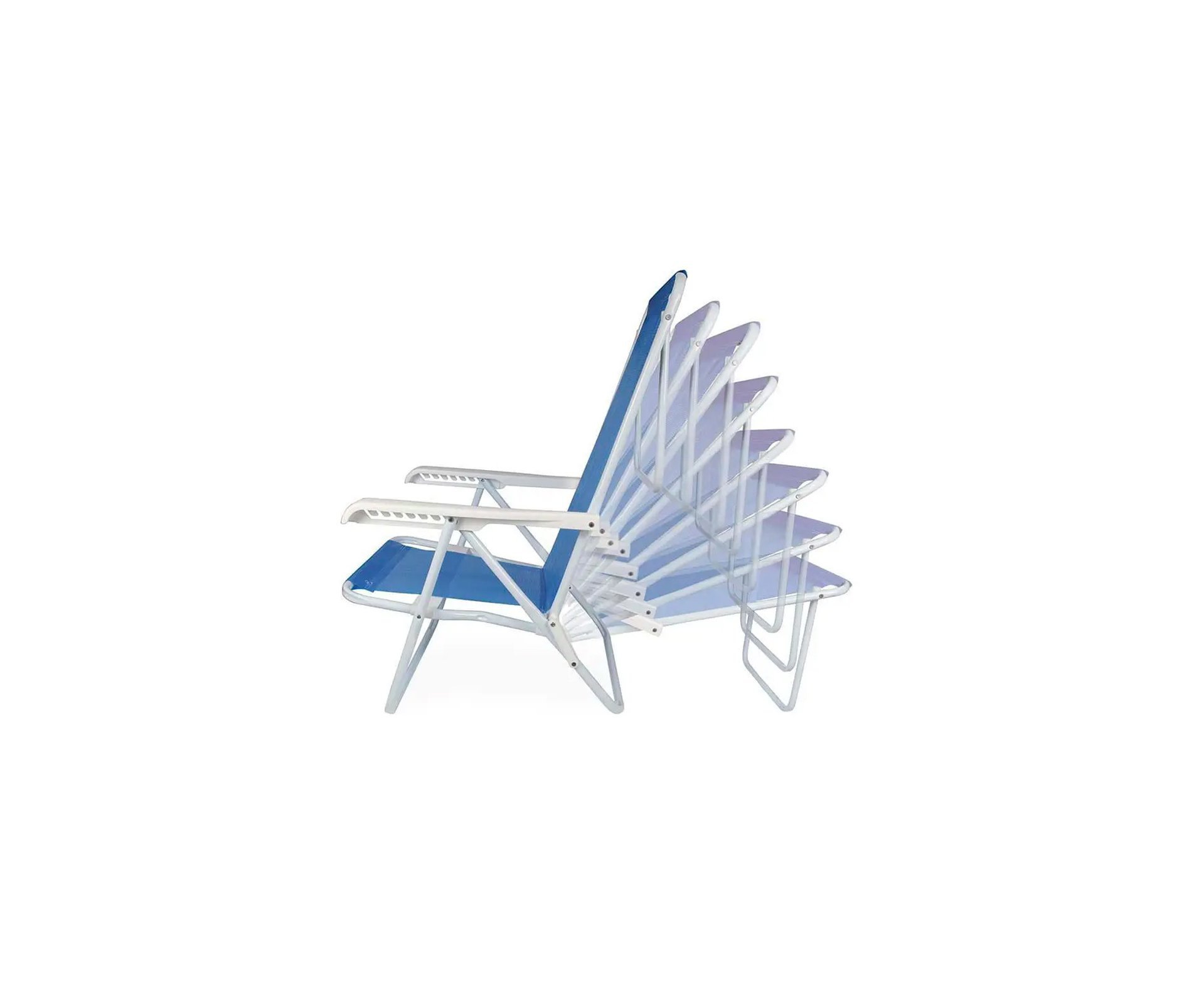 Cadeira De Praia Piscina Mor Reclinável 8 Posições Sannet