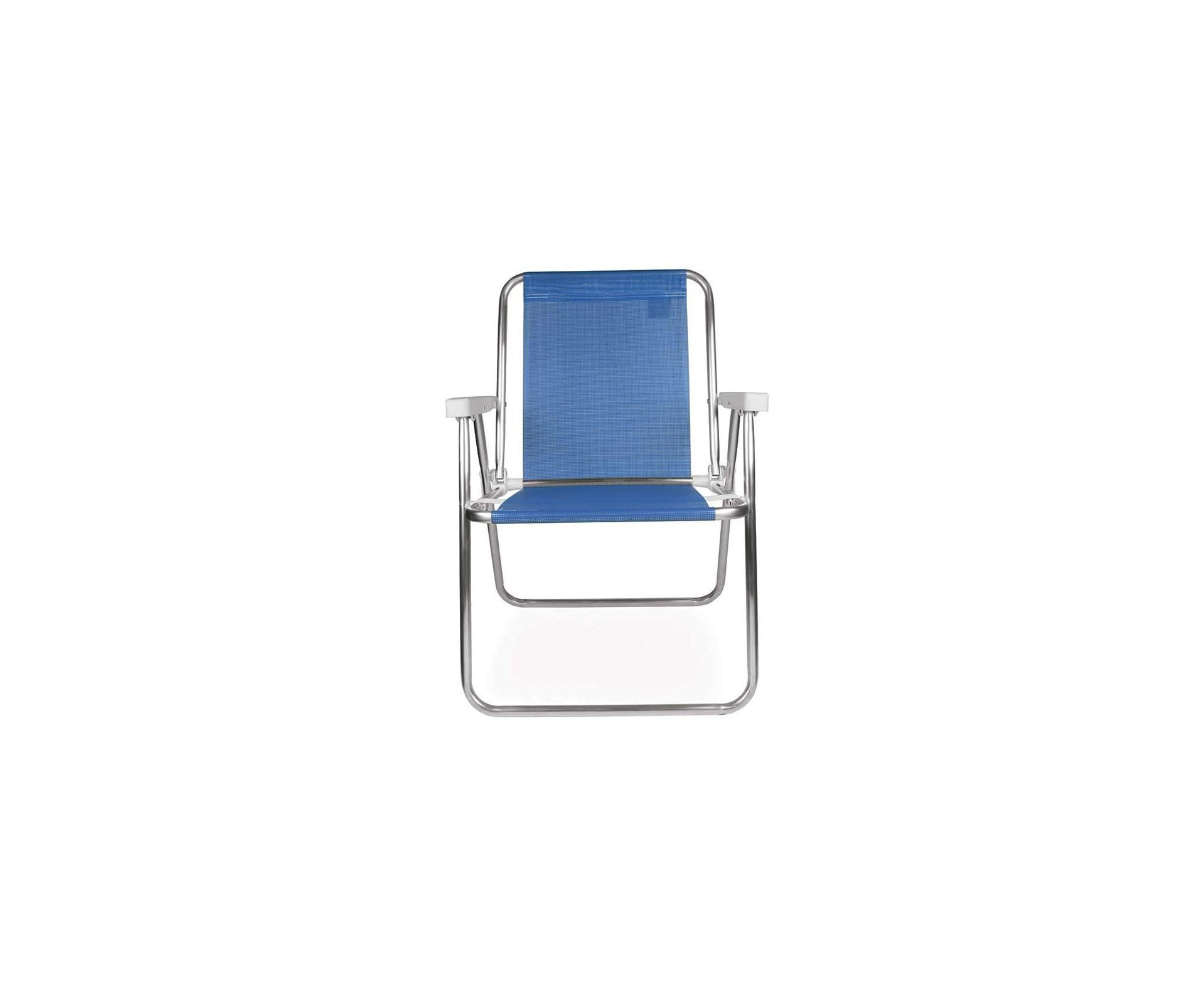 Cadeira Alta Alumínio Sannet Azul - Mor