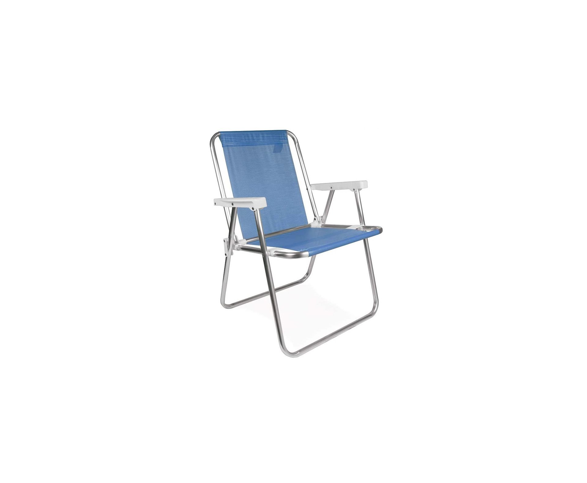 Cadeira Alta Alumínio Sannet Azul - Mor