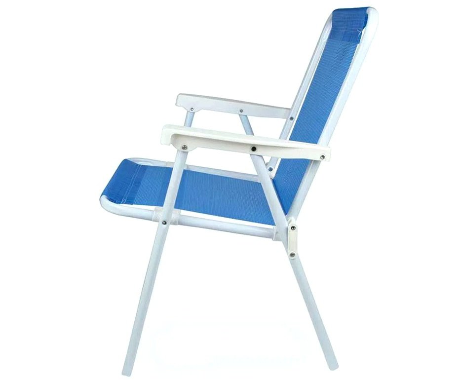 Cadeira Alta Mor Alumínio Sannet Azul