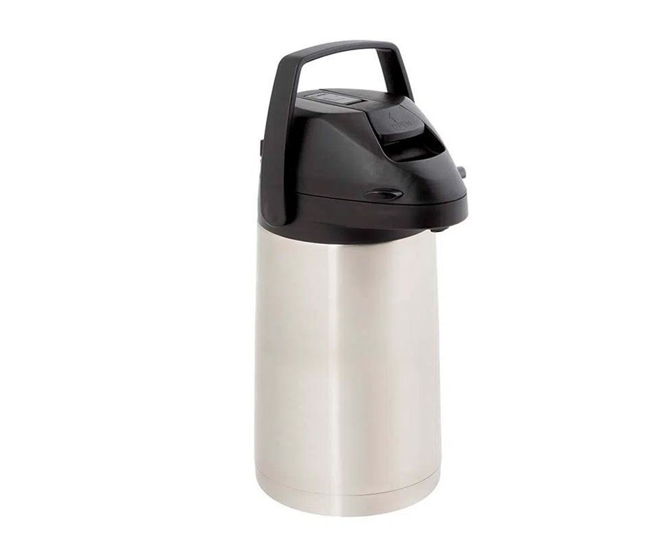 Garrafa Térmica Mor Total Inox Airpot com Alavanca 1,9L