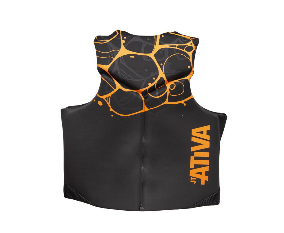 Colete Nautico Salva Vidas Homologado Ativa Neoativa Aqua P | Laranja