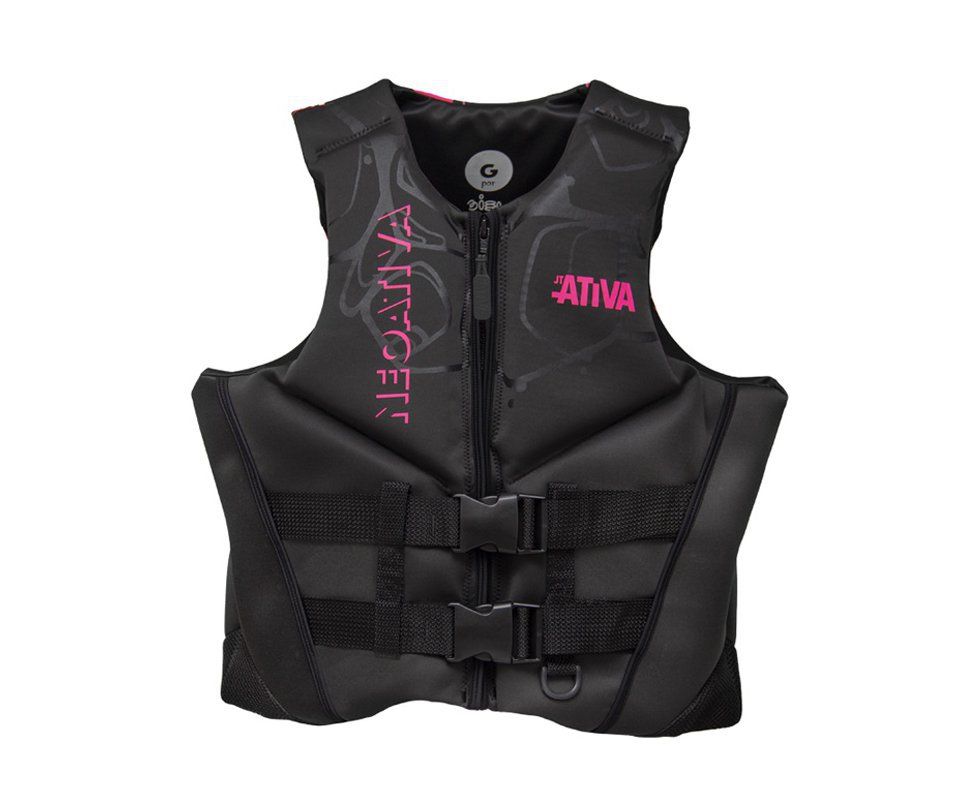 Colete Nautico Salva Vidas Homologado Ativa Neoativa Aqua | Rosa